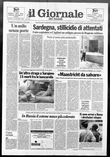 Il giornale del lunedi